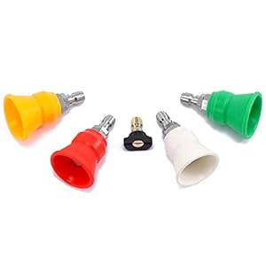 RIDGE WASHER Hochdruckreiniger-Düsenspitzen, 5 Stück