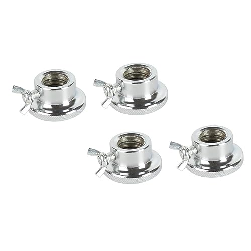 KICHOUSE Barbell Lock Nuts 4pcs Anti-Slips Security Nut Buckle Collar for Barbell Dumbbell Screw Cap
