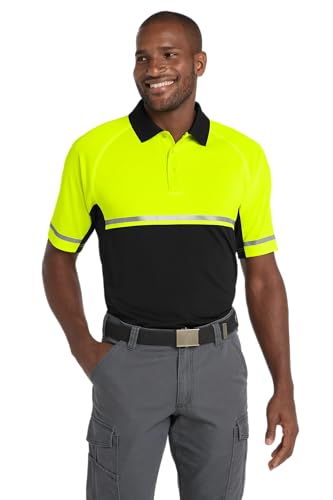 CornerStone Unisex Select Lightweight Snag-Proof Enhanced Visibility Polo
