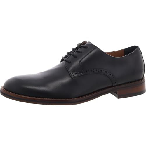 Image of Johnston & Murphy Conard 2.0 Plain Toe Black Full Grain 11.5 W (EE)
