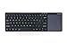 Produktbild Modecom TPK1 Kabellose Tastatur mit Touchpad Bluetooth & USB | Ergonomische Wireless Keyboard für PC Laptop & Computer | Kompakte Funk Tastatur in Schwarz | Leises Tippen & Präzises Touchpad