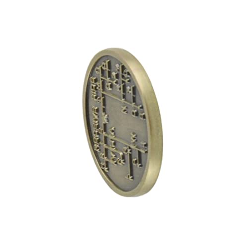 Pasuihcay CW Morse Code Commemorative Coins CW Training Coin Morse Code Training Coin for Novice Radio Enthusiasts, Bronze