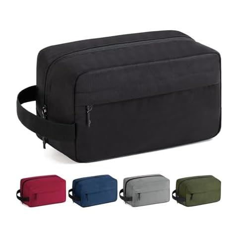 Vorspack Travel Toiletry Bag for Men - Hanging Toiletries Bag Water Resistant Dopp Kit Travel Bag for Toiletries Accessories Cover