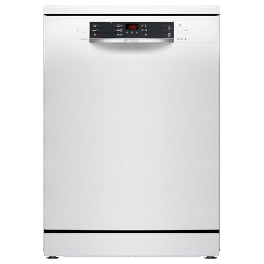 Bosch SMS26AW01F, Série 2, Lave-vaisselle 60 cm, Pose libre, Blanc