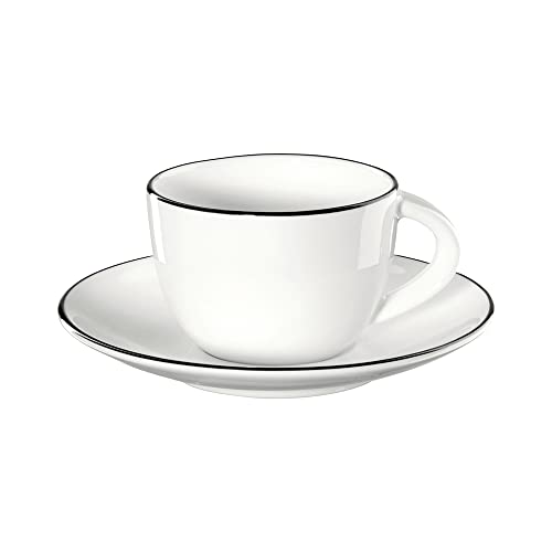 ASA ŕ Table Ligne Noire Espressotasse mit Untertasse