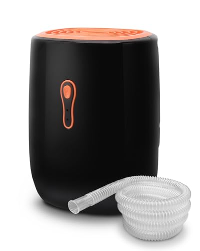 KALAHOL Dehumidifier for Home, Small Quiet Dehumidifier with Drainage Hose, 800ml Portable Mini Electric Dehumidifier with Smart Features Auto-Off Ideal for Drying Clothes, Bedroom, Bathroom, Wardrobe