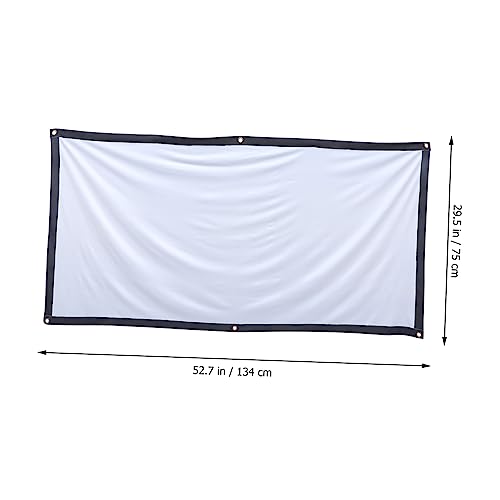 Pantalla de proyector anti-reflejo y plegable KOMBIUDA para disfrutar del cine en casa y camping 6