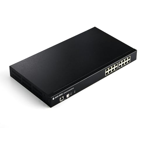 Image of 16-Port Console Server, RS232 Serial to Ethernet Device, SCG-5616