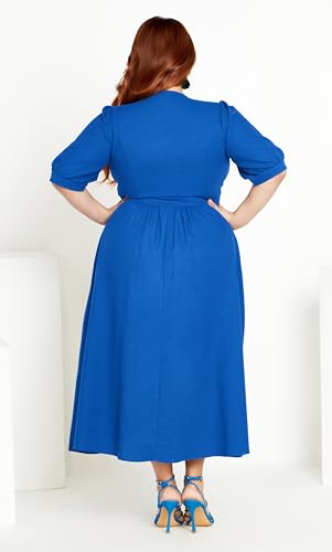 Image of City Chic Women's Plus Size Sunset Stroll Dress