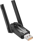 WiFi 6 Bluetooth 5.4 USB 2in1 Adattatore ax900Mbps, dual band 2,4/5GHZ.per PC/laptop/desktop, WiFi Bluetooth mini USB senza driver, supporta Windows 10/11