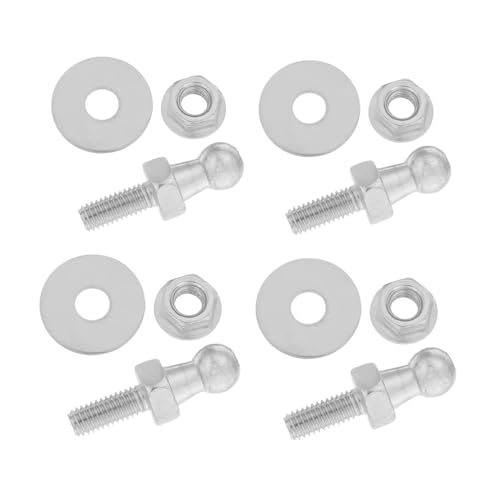 HOLIDYOYO 4pcs 10mm Ball Bolts Alloy Replacement Fittings with High Precision and Quick Install for Automotive Panels and Rv Doors Maintenance and Repairs