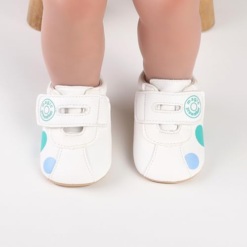 Image of Baby Boys Girls Sneakers Toddler Non-Slip Soft Rubber Sole First Walking Shoes Infant Newborn Crib Dress Shoes