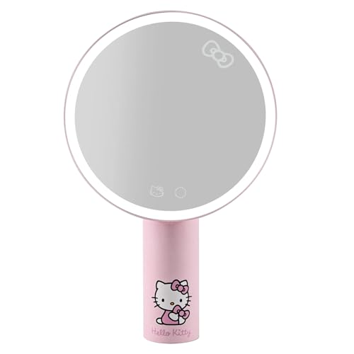 Specchio da trucco con supporto a ventosa da tavolo. Lo specchio illuminato rimane saldamente in posizione, offrendo una superficie stabile per un'applicazione precisa del trucco. Design salvaspazio da scrivania senza problemi