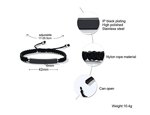 Personalized Urn Bracelet for Ashes, Cremation Jewelry Keepsakes for Women & Men, Handmade Woven Rope Adjustable Ashes Holder Bracelet, Memorial Jewelry for Loved Ones & Pets4