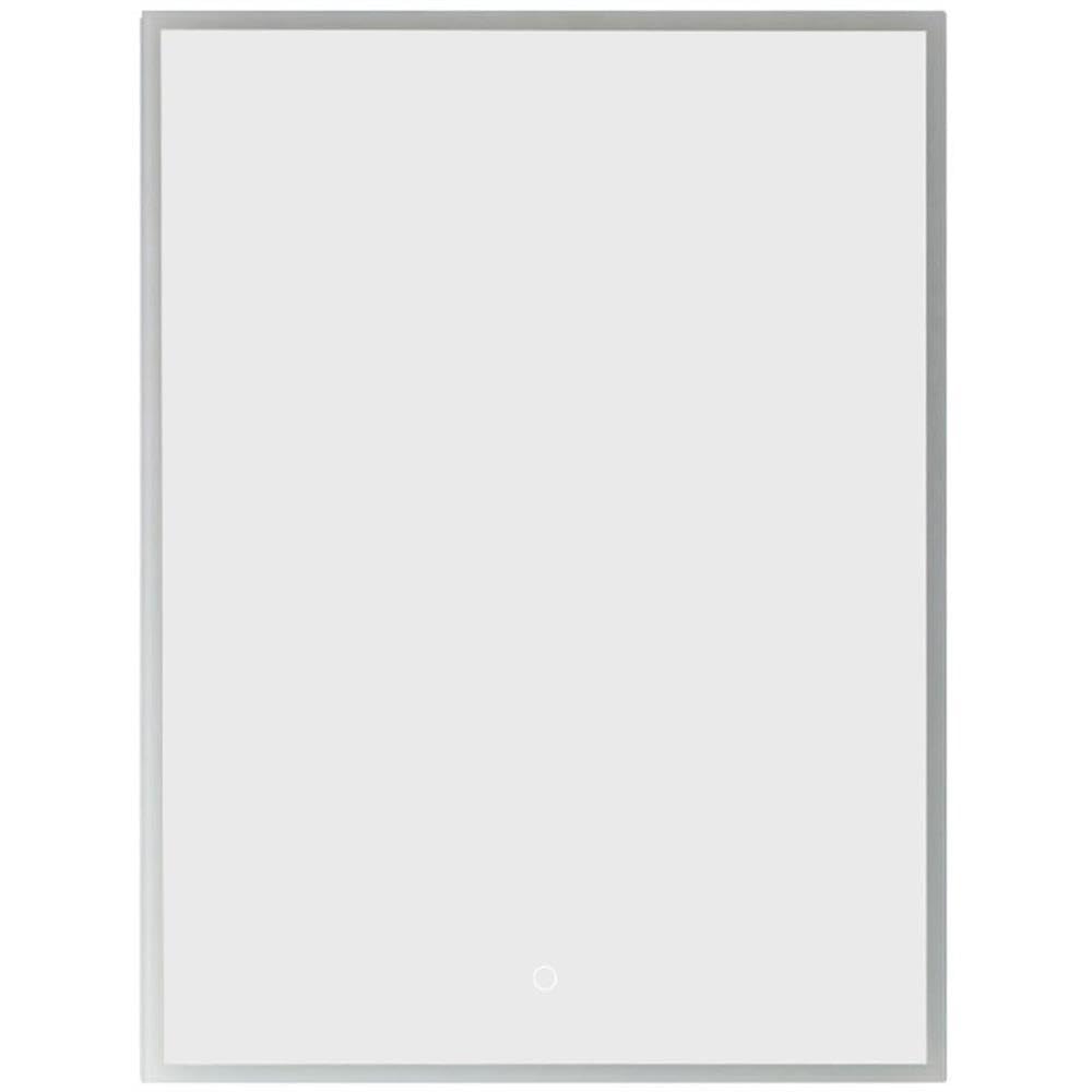 Perma 24" Rectangle Frameless LED Lighted Bathroom Vanity Medicine Cabinet Wall Mounted Mirror by VINNOVA – 24 inches, Glass, Model 810024R-LED-MC
