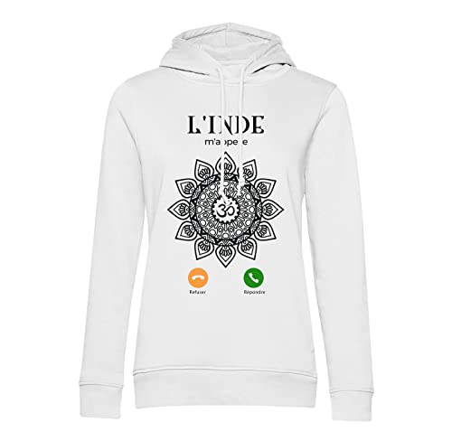 Sweat à capuche l'Inde m'appelle : finis les pulls ternes sans personnalité