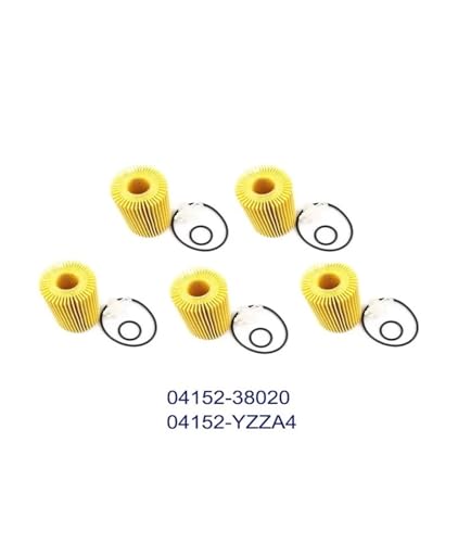 5PCS 04152-38020 04152-51010 04152-YZZA4 0415238020 0415251010 04152YZZA4 Oil Filter 04152 38020 OE 04152 51010 OEM 04152 YZZA4