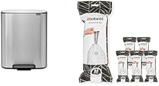 Brabantia Bo Pedal Bin - 1 x 60L Inner Bucket...,