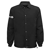 Résistant à l'eau. Umbro Veste pliable pour entraîneurs, Homme, Jacket, UUM1UA5R UGQ, Black Beauty, M