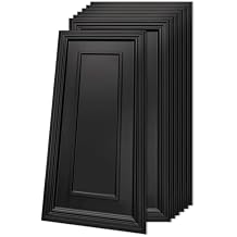 Art3d Decorative Drop Ceiling Tiles 2x4 ft,Quick Install Decorative 3D PVC Ceiling Panels for Room and Commerical Decor,12 Pack, Covers 96 Sq.ft., Rectangular Black