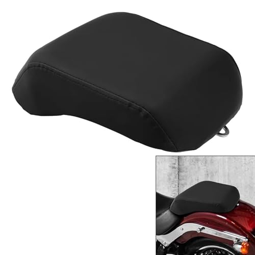 Asiento pasajero de cuero sintético resistente para Heritage Softail FLSTC 3