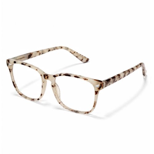 Image of TIJN Blue Light Blocking Glasses for Women Men Square Frame Nerd Eyeglasses Anti Blue Ray Computer Screen Glasses