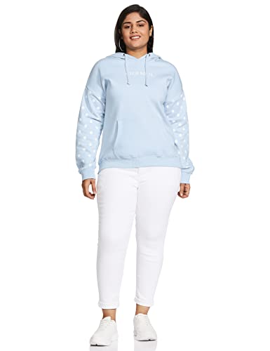 Image of Amazon Brand - Symbol Women's Cotton Blend Regular Fit Hooded Sweatshirt (Available in Plus Sizes)