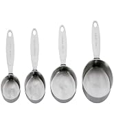 Cuisipro 747141 Measure Spoons and Cups, Stainless Steel, Silver, Standard