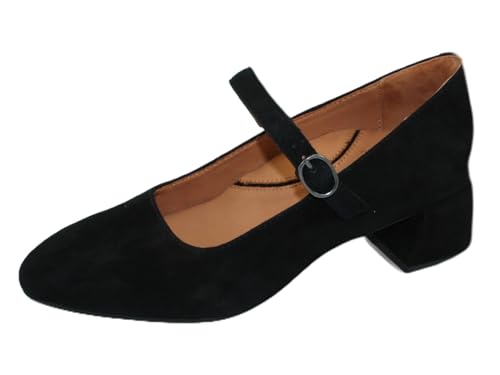 L'Amour des Pieds Women's Katriel in Black Kid Suede - Size 7 M