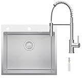 Design parfait de drainage intérieur : le canal de coulissement en forme de X empêche l'accumulation d'eau à la base de l'évier en acier, le gardant au sec ; les coins arrondis R2 facilitent le nettoyage des murs et des coins de l'évier ; l'évacuation de trop plein caché empêche la fuite d'eau sur les plans de travail et le sol.