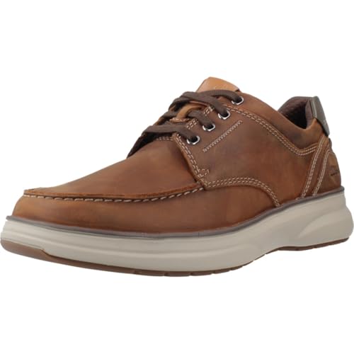 Clarks Premium Mullan Moc para Hombre, Piel de Cera de Abeja, 43.5 EU