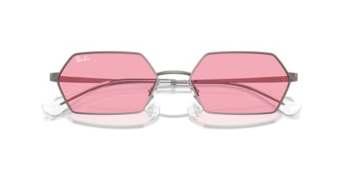Ray-Ban RB3728 Yevi Sunglasses, Gunmetal/Pink, 58 mm - image 5