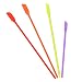 SAVITA 4 pcs Coloré Mini Spatule Multifonctionnel Silicone Grattoir Maquillage Spatule Cuisine Grattoir pour Pot Mince Bouteilles Minces Bouteilles Cosmétiques Canette Étroite