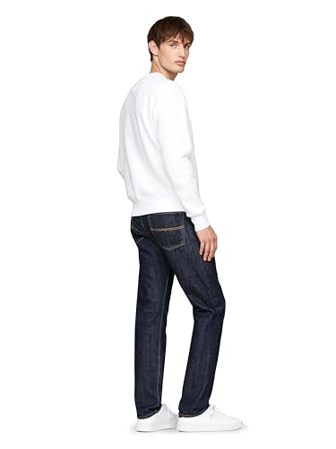 Tommy Hilfiger Men's Medium Weight Crewneck Sweatshirt with Embroidered Flag Logo4