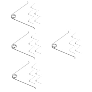 SUPVOX 24pcs Stainless Steel Pruning Shears Replacement Springs V-Shape for Garden Clippers
