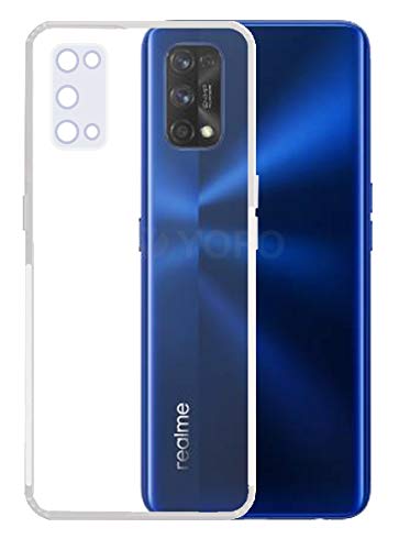 YOFO Rubber Back Cover Case for Realme 7 Pro (Transparent) with Bumper Corner (B08L9GGV4D) Amazon Price History, Amazon Price Tracker