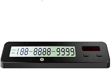 Temporary Stop Sign Solar Electronic Digital Display Moving License Plate Temporary Stop Number Card Car Supplies Ornament