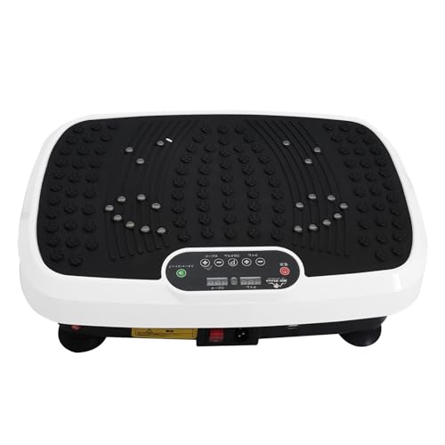 kaitou　ブルブル振動マシン 3D振動　静音　120段階調整可能　複数モード　有酸素運動 体幹強化 (ホワイト)