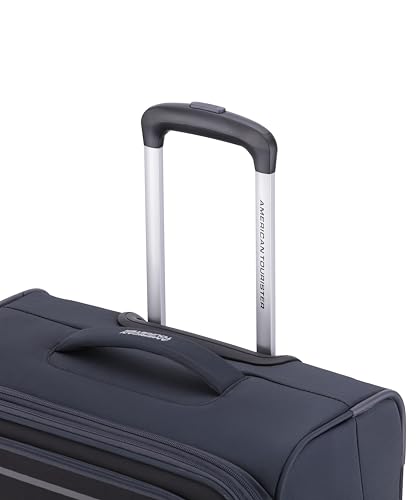 Image of American Tourister Phillyplus Large with TSA Lock & 8 Wheels Soft Polyester Check-in Suitcase for Holiday /Trolley Bag for Travel /Travel Bag with Double Spinner Wheels for Unisex