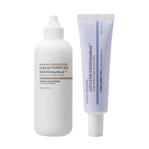 Exosome Calming Duo, Azulene Serum + Galactomyces Essence Toner