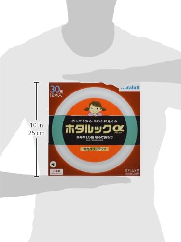 Amazon | ホタルクス 丸形蛍光灯(FCL) ホタルックα 30形+30形パック品