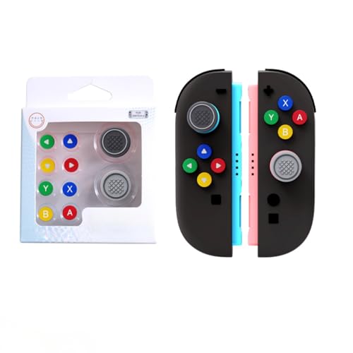 Joystick Caps for Switch2 Silicone Button Caps Silicone Colored Button Stickers