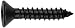 Produktbild Index tzn824219  Schraube Gewinde Blechschrauben DIN 7982 Phillips Schwarz verzinkt 4,2 X 19