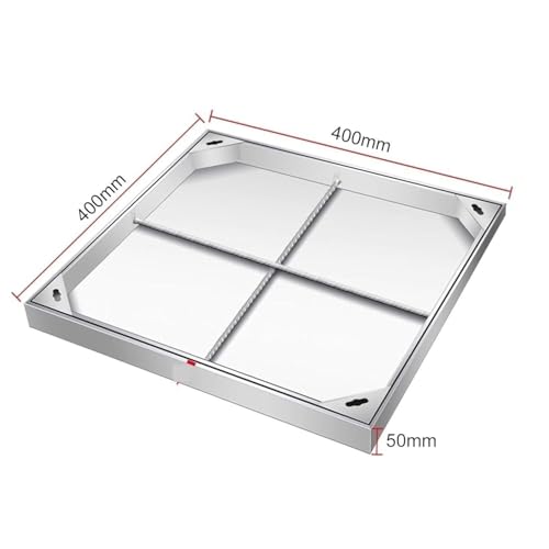 Cadre de regard invisible en acier pour harmoniser votre terrasse