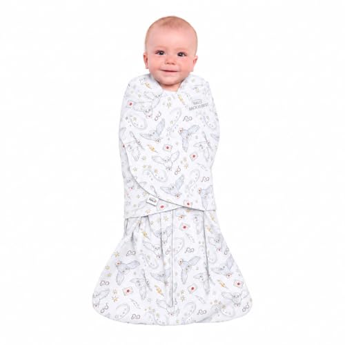 HALO Harry Potter Baby 100% Cotton Sleepsack Swaddle, 3-Way Adjustable Wearable Blanket, TOG 1.5, Harry Potter Messenger, Small, 3-6 Months - image 2