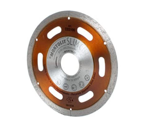 Montolit CSS100 100MM 4" Diamond Cutting Blade for Slim Porcelain Panels