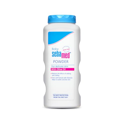 Sebamed Baby Powder 100 gm | Olive Oil, Allantoin|Keeps newborn’s skin fresh|absorbs sweat|
