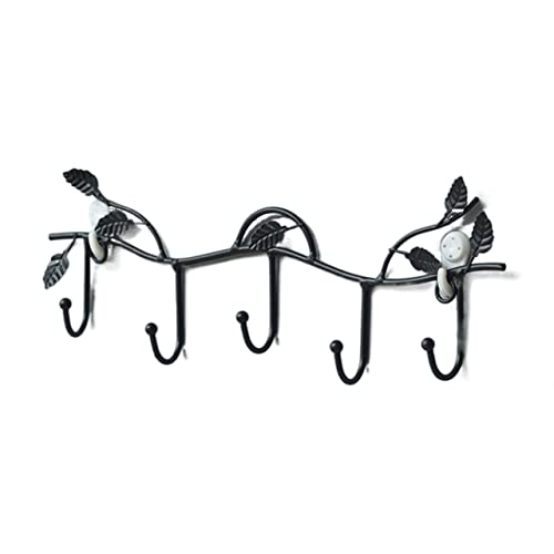 IIPOSAQQ Perchero montado en la pared, perchero de metal, gancho creativo para colgar en la pared, se puede utilizar en el hogar, restaurante, tienda, cafetería para baño (color: C)