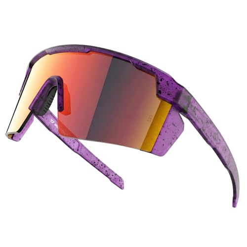 Image of WISTON XL Z87 Sunglasses for Big Wide Heads Men Women,TR90 Ultralight UV400 Protection Sun Glasses Z8224