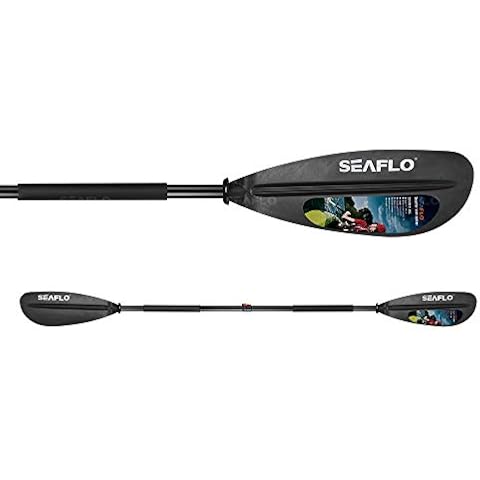 Seaflo Doppelpaddel, Kajakpaddel, Kanupaddel, Paddel für Kajak, Kanu, Boot, Ruder, schwarz Cover